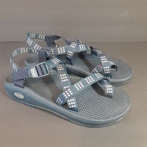 CHACO Z/CLOUD 2 JCH108047 SYNTHETIC STRAP SANDAL NAVY SLIP ON MENS SIZE 12 EUC